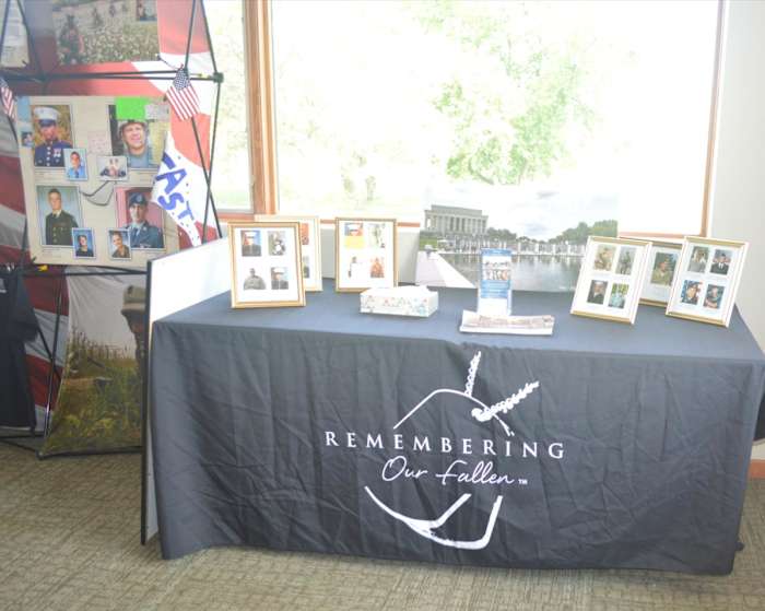 Husker Salute Golf Tournament Remembrance Table